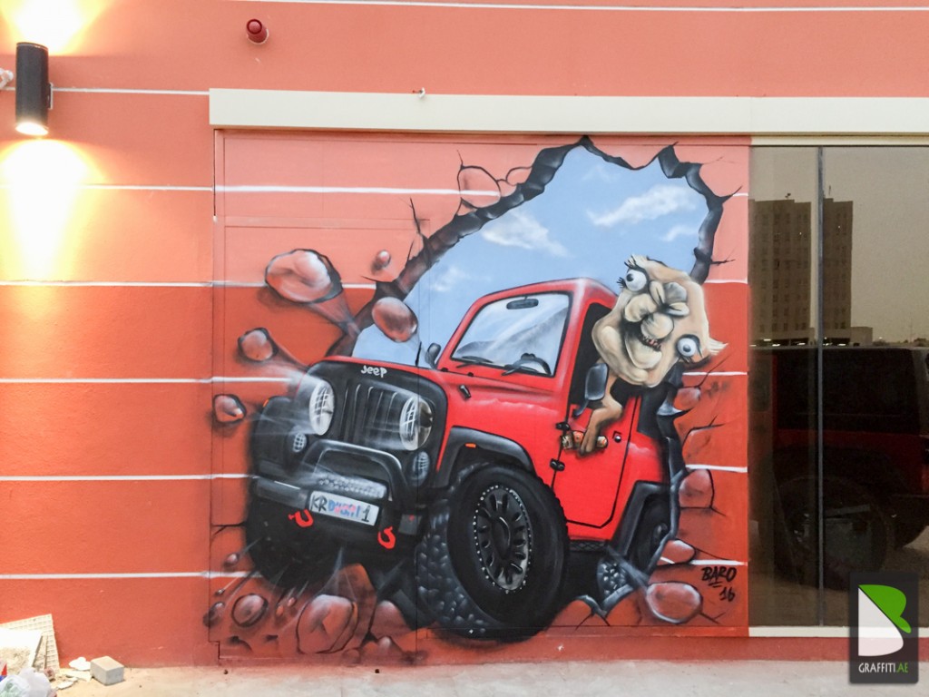 Dubai-Graffiti-3D-Jeep-Kababrolls