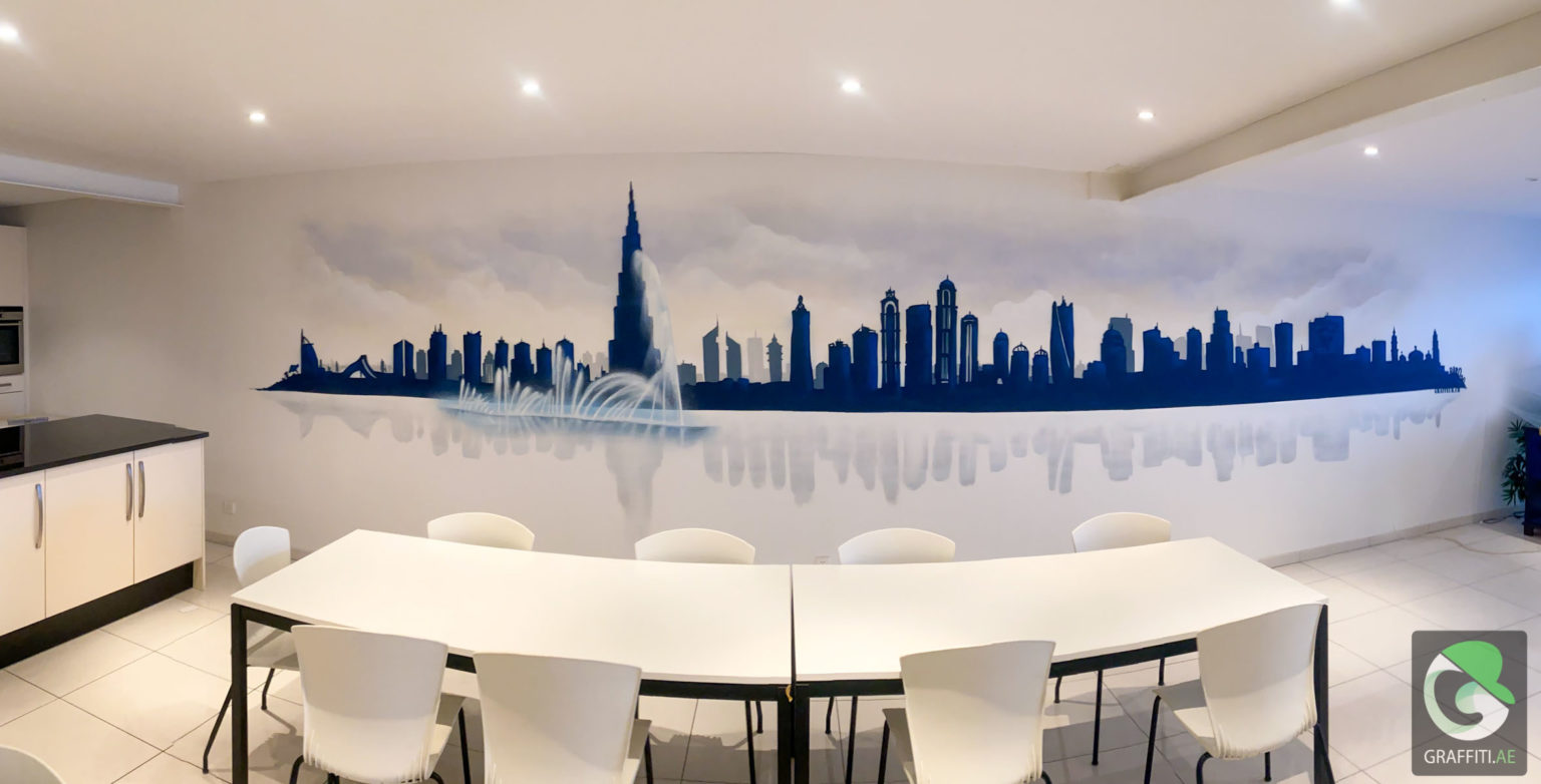 Dubai Graffiti Skyline GRAFFITI .AE